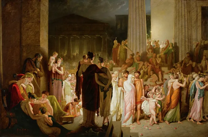 Framed Print : The Grecian Marriage, 1813. Creator: Westall, Richard (1765-1836) Framed Print : The Grecian Marriage, 1813. Creator: Westall, Richard (1765-1836)