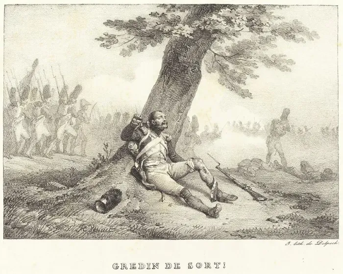 Framed Print : Gredin de Sort!.... Creator: Emile Jean-Horace Vernet Framed Print : Gredin de Sort!.... Creator: Emile Jean-Horace Vernet