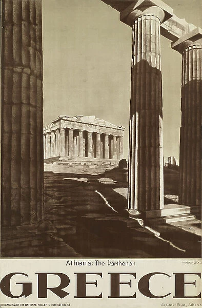 Greece. Athens: the Parthenon, 1929. Creator: Anonymous