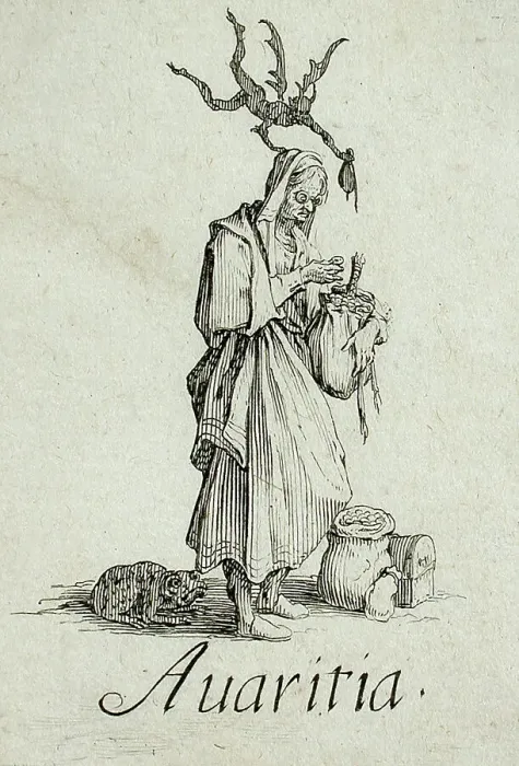 Framed Print : Greed, c1621. Creator: Jacques Callot Framed Print : Greed, c1621. Creator: Jacques Callot