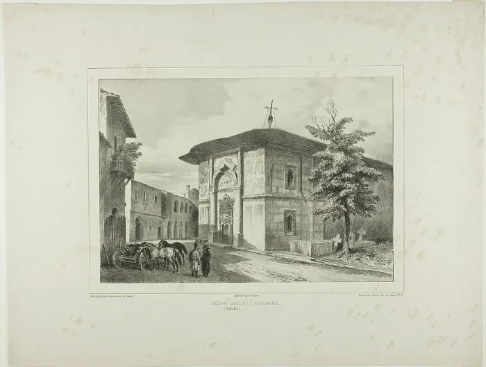 Framed Print : Greek Church, Bucharest, Wallachia, July 15, 1837, 1839. Creator: Auguste Raffet Framed Print : Greek Church, Bucharest, Wallachia, July 15, 1837, 1839. Creator: Auguste Raffet