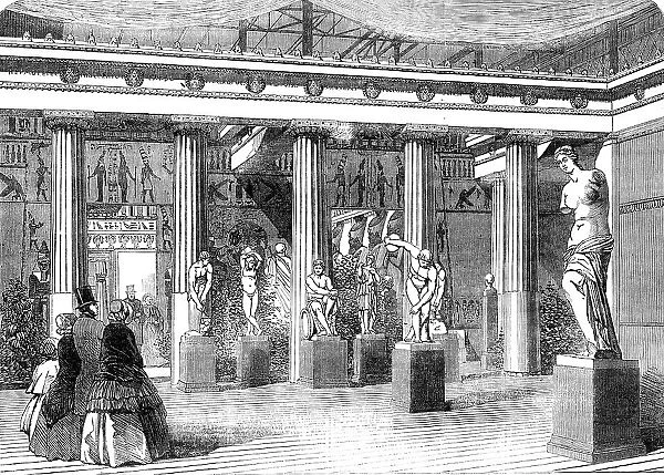 The Greek Court, at the Crystal Palace, 1854. Creator: Unknown