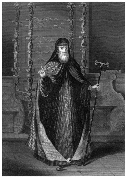 Framed Print : The Greek Patriarch. Artist: Charles Holl Framed Print : The Greek Patriarch. Artist: Charles Holl