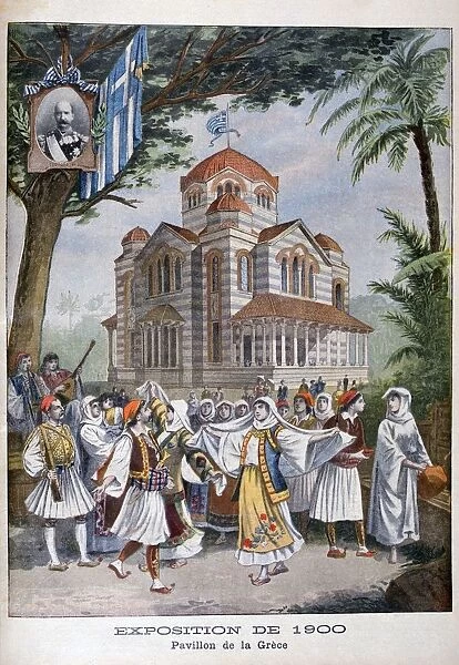 The Greek pavilion at the Universal Exhibition of 1900, Paris, 1900