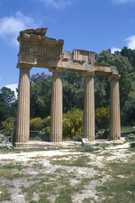 Framed Print : Greek Propylaea, Cyrene, Libya Framed Print : Greek Propylaea, Cyrene, Libya