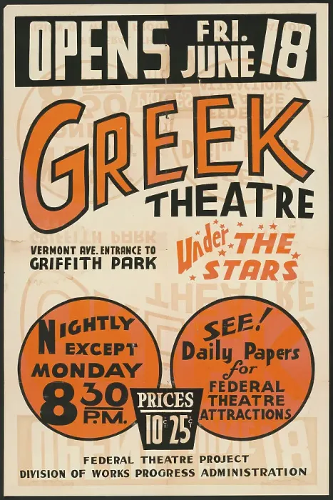 Framed Print : Greek Theatre, Los Angeles, [193-]. Creator: Unknown