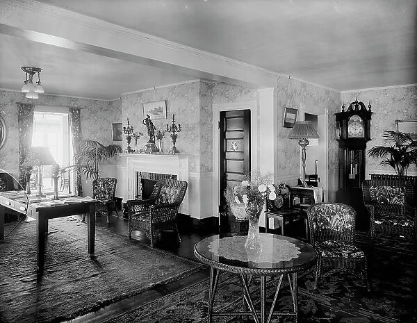 Green Gables Club, reception room, Magnolia, Mass. between 1905 and 1915. Creator: Unknown