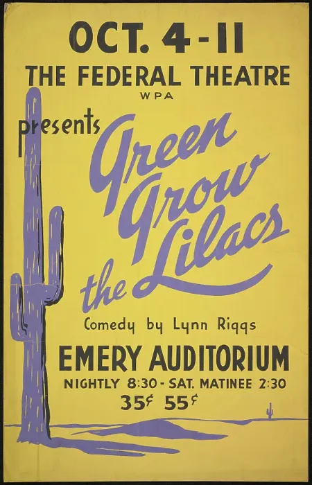 Framed Print : Green Grow the Lilacs, Cincinnati, 1937. Creator: Unknown Framed Print : Green Grow the Lilacs, Cincinnati, 1937. Creator: Unknown