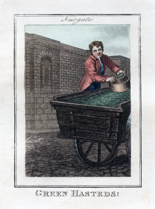 Framed Print : Green Hasteds, Newgate, London, 1805 Framed Print : Green Hasteds, Newgate, London, 1805