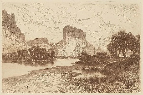 Green River, Wyoming Territory, 1886. Creator: Thomas Moran