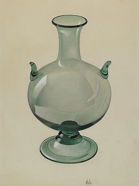 Green Vase, c. 1937. Creator: Edward White