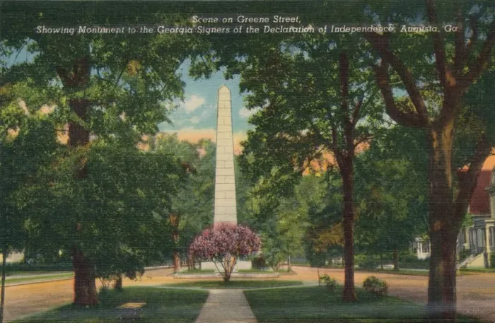 Framed Print : Greene Sreet, looking east from Center Street, Augusta, Georgia, America, c1910 Framed Print : Greene Sreet, looking east from Center Street, Augusta, Georgia, America, c1910