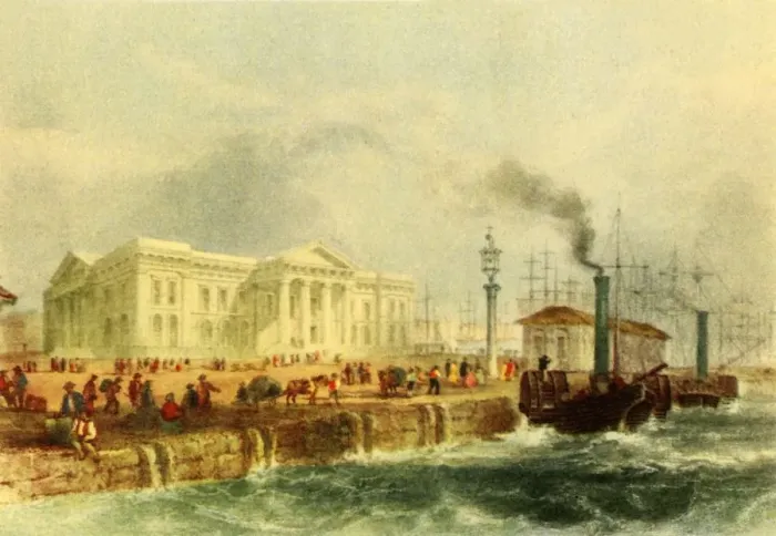 Framed Print : Greenock, c1840, (1942). Creator: Unknown Framed Print : Greenock, c1840, (1942). Creator: Unknown