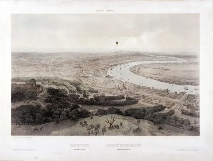 Framed Print : Greenwich, London, c1845. Artist: Jules Louis Arnout Framed Print : Greenwich, London, c1845. Artist: Jules Louis Arnout