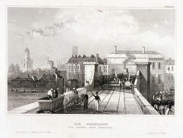 Greenwich Station, Greenwich, London, c1840