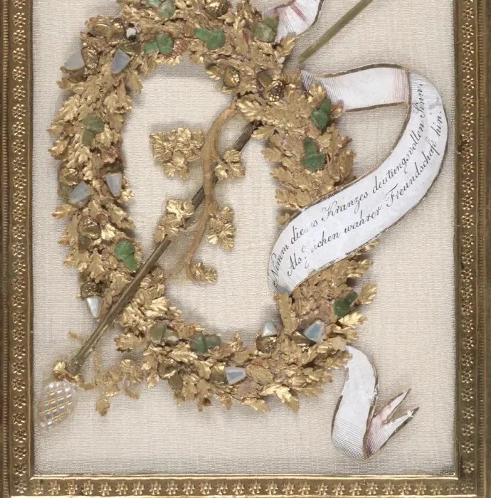 Framed Print : Greeting Card... 1810. Creator: Johannes Endletzberger Framed Print : Greeting Card... 1810. Creator: Johannes Endletzberger