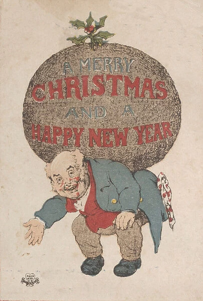 Greeting Card, 1866. Creator: Charles Henry Bennett