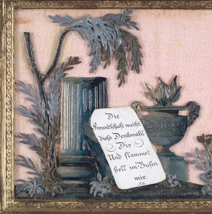 Framed Print : Greeting Card... ca. 1810. Creator: Johannes Endletzberger Framed Print : Greeting Card... ca. 1810. Creator: Johannes Endletzberger