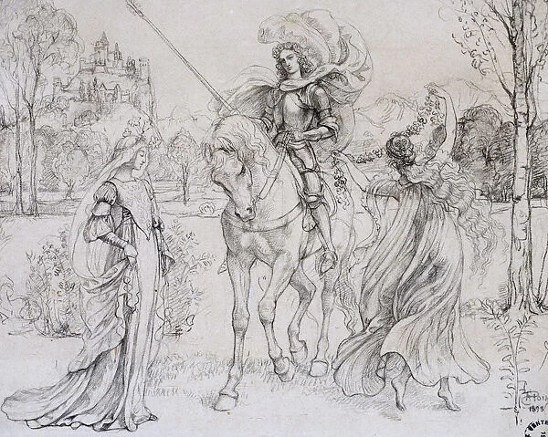 Greeting the Knight, c1880-1932. Artist: Armand Point