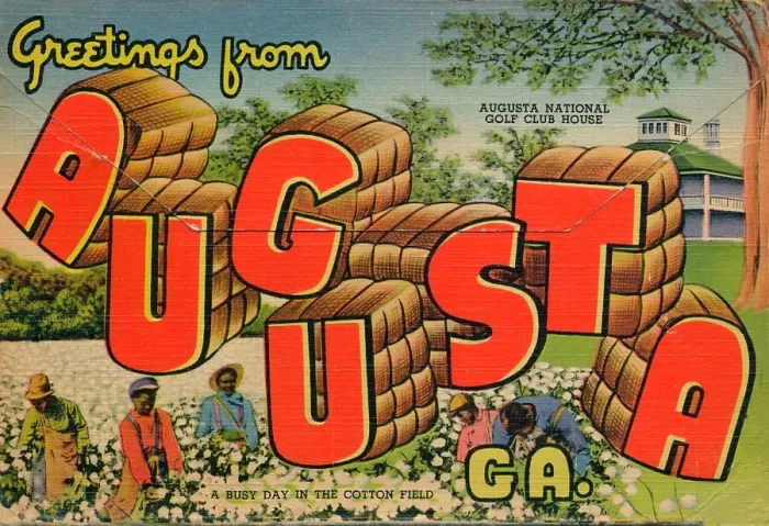 Framed Print : Greetings from Augusta, Georgia: A Busy day in the Cotton Field, 1943 Framed Print : Greetings from Augusta, Georgia: A Busy day in the Cotton Field, 1943