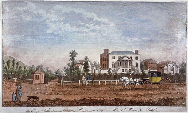 Gregory Batemans Villa, Green Street, Kentish Town, London, 1792