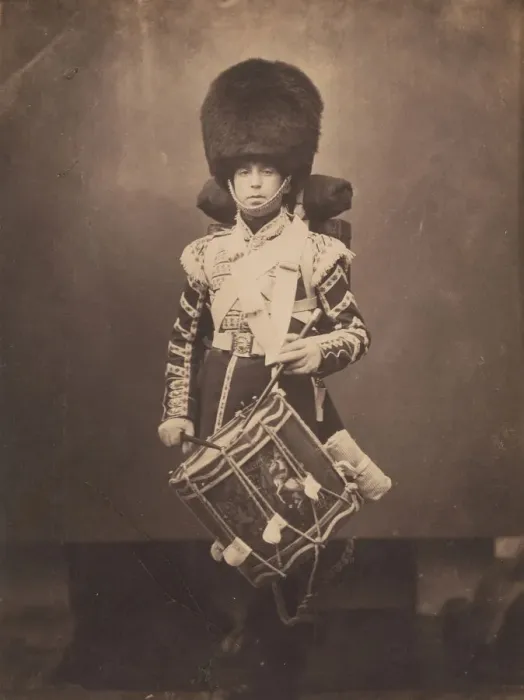 Framed Print : Grenadier Guards Drummer, ca. 1856. Creator: Joseph Cundall Framed Print : Grenadier Guards Drummer, ca. 1856. Creator: Joseph Cundall