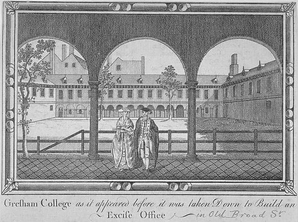 Gresham College, City of London, 1760