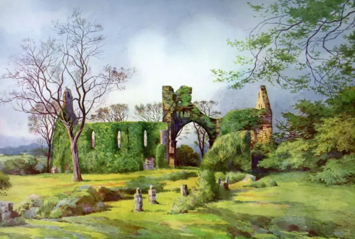 Framed Print : Grey Abbey, County Down, Northern Ireland, 1924-1926. Artist: FC Varley Framed Print : Grey Abbey, County Down, Northern Ireland, 1924-1926. Artist: FC Varley