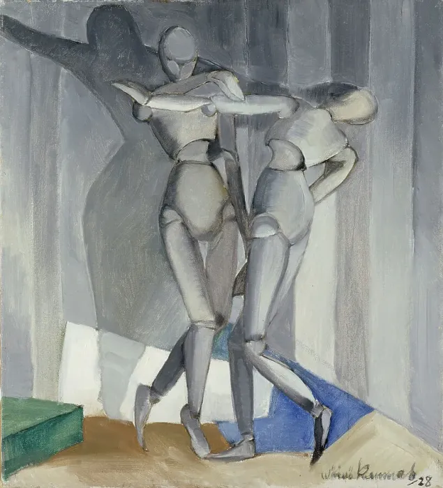 Framed Print : The Grey Dance, 1928. Creator: Vaino Kunnas Framed Print : The Grey Dance, 1928. Creator: Vaino Kunnas