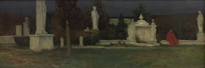 Framed Print : Grey Hour, 1880. Creator: Adam Chmielowski Framed Print : Grey Hour, 1880. Creator: Adam Chmielowski