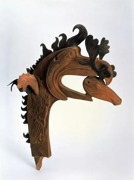 Framed Print : A griffin holding a deers head (Terminal), 5th century BC Framed Print : A griffin holding a deers head (Terminal), 5th century BC