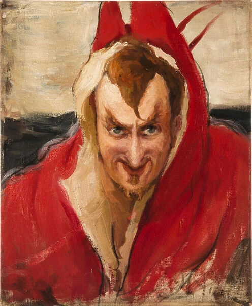 Grigory Grigoryevich Ge (1867-1942) as Mephistopheles. Creator: Repin