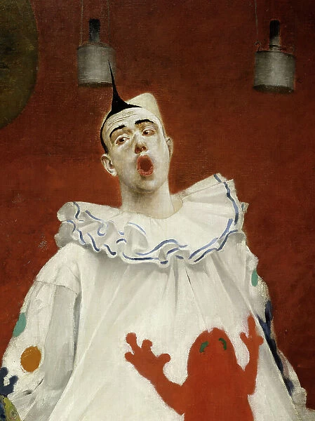 Grimaces et misère - Les Saltimbanques (clown blanc et bonisseur), 1888. Creator: Fernand Pelez