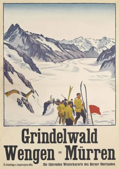 Framed Print : Grindelwald - Wengen - Mürren