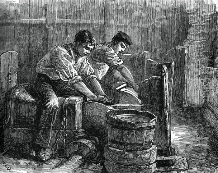 Framed Print : Grinders at work on a wheel, c1880 Framed Print : Grinders at work on a wheel, c1880