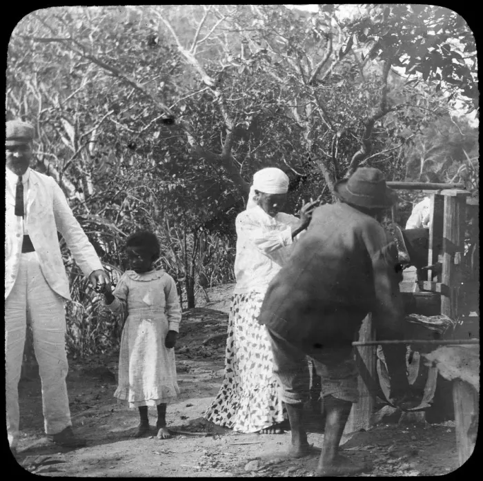 Framed Print : Grinding sugar cane, Brazil, late 19th or early 20th century Framed Print : Grinding sugar cane, Brazil, late 19th or early 20th century
