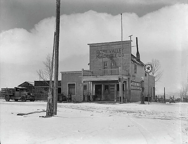 Grocery store, Widtsoe, Utah, 1936. Creator: Dorothea Lange
