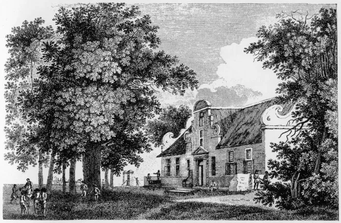 Framed Print : Groot Constantia wine farm, South Africa, 18th century (1931) Framed Print : Groot Constantia wine farm, South Africa, 18th century (1931)