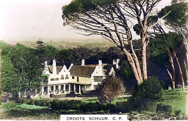 Groote Schuur House, Cape Town, South Africa, c1920s. Artist: Cavenders Ltd