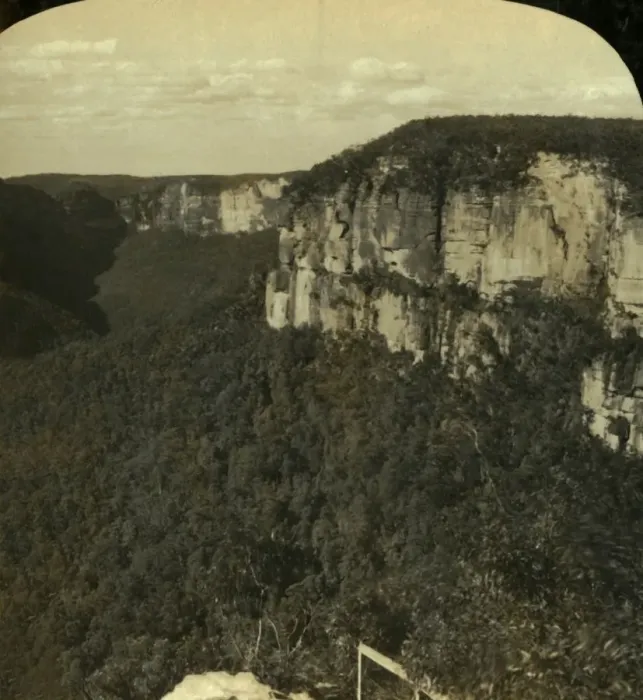 Framed Print : The Grose Valley, Blue Mountains, N. S. W. Australia, 1909. Creator: George Rose Framed Print : The Grose Valley, Blue Mountains, N. S. W. Australia, 1909. Creator: George Rose