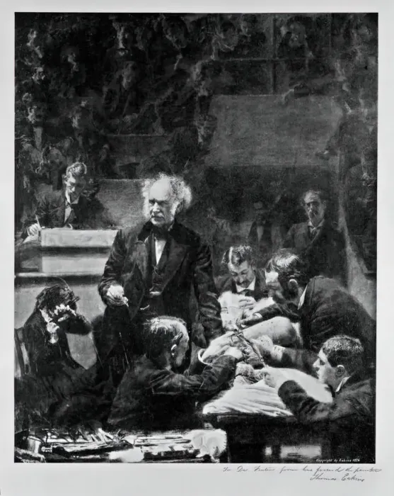 Framed Print : The Gross Clinic, 1876. Creator: Thomas Eakins Framed Print : The Gross Clinic, 1876. Creator: Thomas Eakins