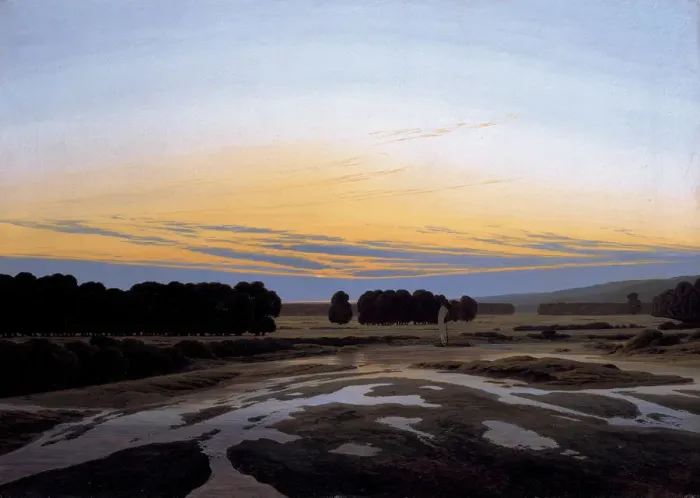 Framed Print : The Grosse Gehege near Dresden, 1832. Artist: Friedrich, Caspar David (1774-1840) Framed Print : The Grosse Gehege near Dresden, 1832. Artist: Friedrich, Caspar David (1774-1840)