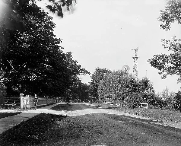 A Grosse Ile road, Mich. between 1900 and 1910. Creator: William H. Jackson
