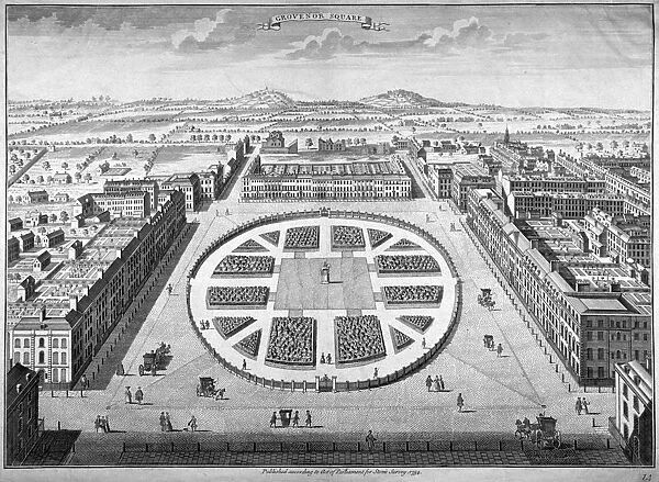 Grosvenor Square, Westminster, London, 1754