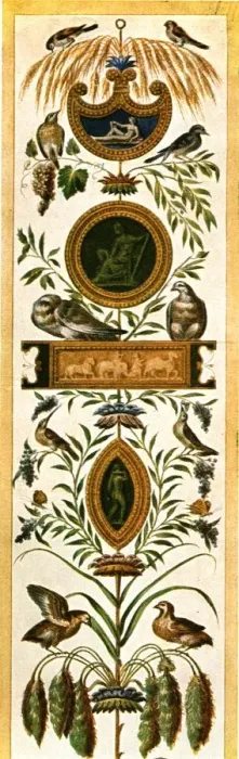 Framed Print : Grotesque paintings from the Vatican loggias, Rome, Italy, (1928). Creator: Unknown Framed Print : Grotesque paintings from the Vatican loggias, Rome, Italy, (1928). Creator: Unknown