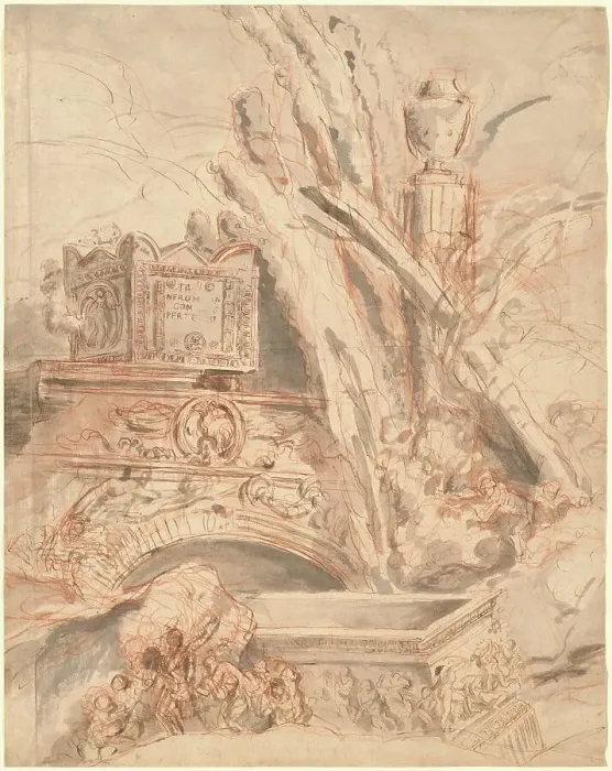 Framed Print : Grottesco with the Tomb of Nero, 1747. Creator: Giovanni Battista Piranesi Framed Print : Grottesco with the Tomb of Nero, 1747. Creator: Giovanni Battista Piranesi