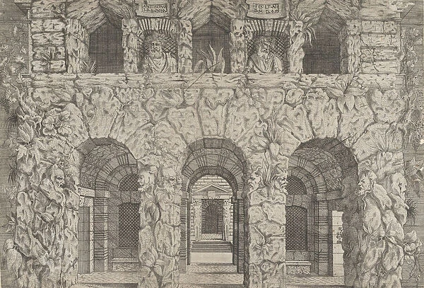A Grotto, ca. 1545. Creator: Antonio Fantuzzi