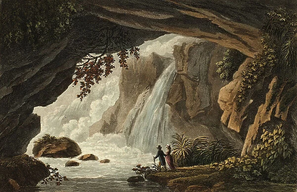 Grotto of Neptune, plate twenty-three from the Ruins of Rome, published February 1, 1798