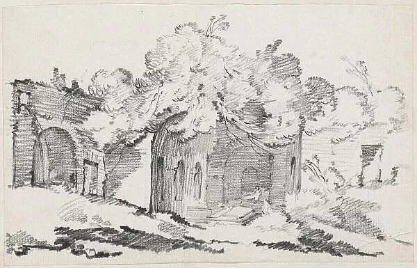 The Grotto of the Nymph Egeria, 1744 / 1750. Creator: Joseph-Marie Vien the Elder