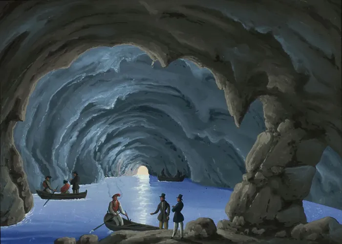 Framed Print : Grotto Scene, n.d. Creator: Unknown Framed Print : Grotto Scene, n.d. Creator: Unknown